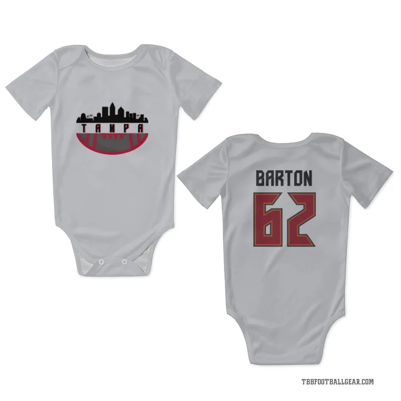 Graham Barton  White Tampa Bay Buccaneers  Newborn & Infant Bodysuit