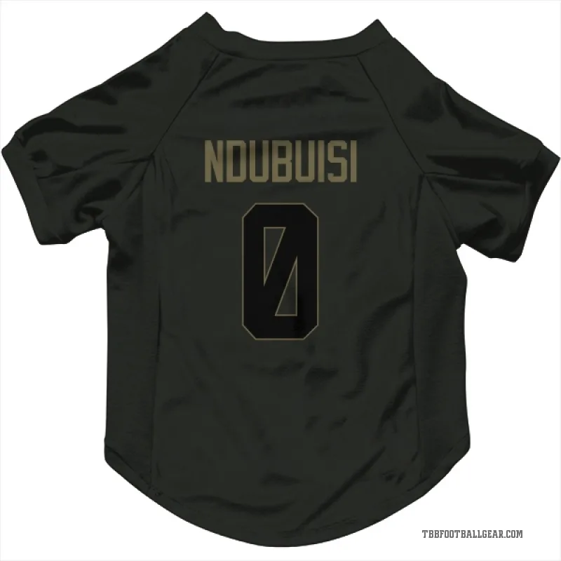 Haggai Ndubuisi  Black Tampa Bay Buccaneers  Service Cat & Dog Pet Jersey