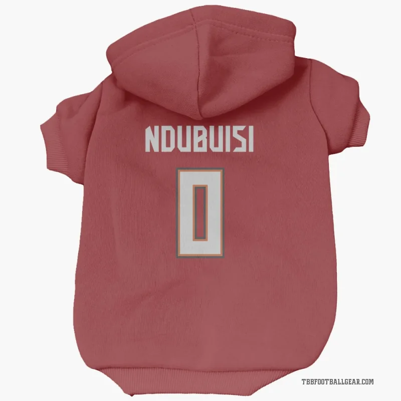 Haggai Ndubuisi  Red Tampa Bay Buccaneers  Cat & Dog Pet Hoodie
