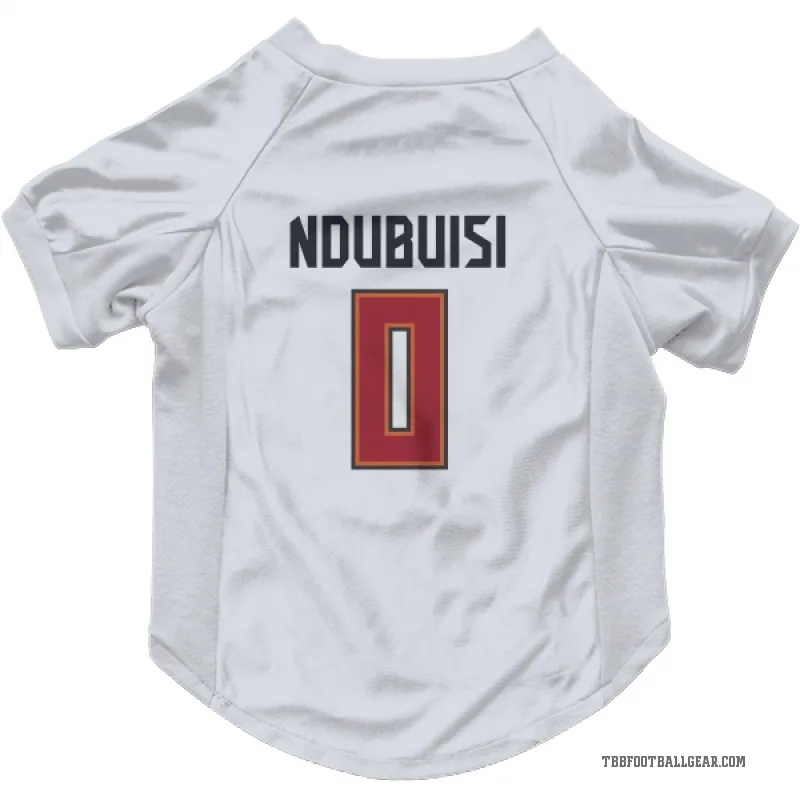 Haggai Ndubuisi  White Tampa Bay Buccaneers  Cat & Dog Pet Jersey