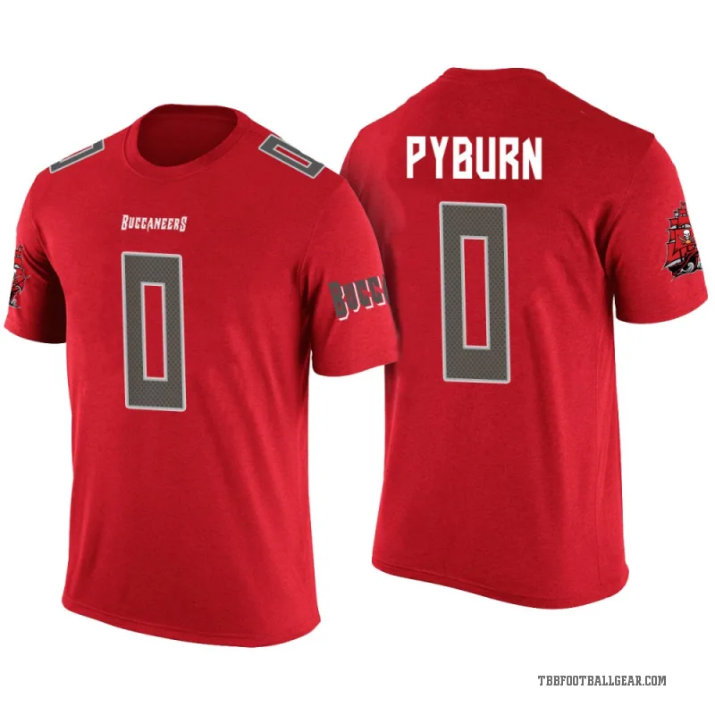 Jack Pyburn Men's Red Tampa Bay Buccaneers Color Rush T-Shirt