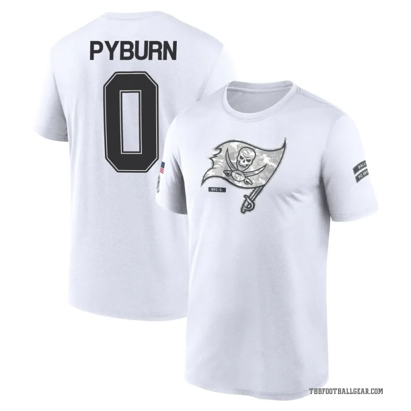 Jack Pyburn Men's White Tampa Bay Buccaneers 2024 Salute to Service Performance T-Shirt