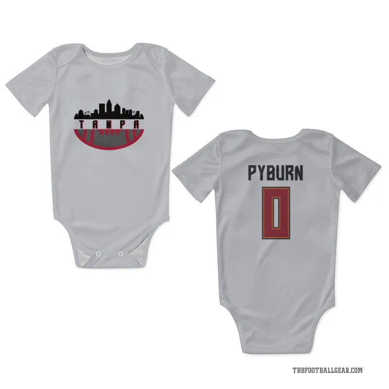 Jack Pyburn  White Tampa Bay Buccaneers  Newborn & Infant Bodysuit