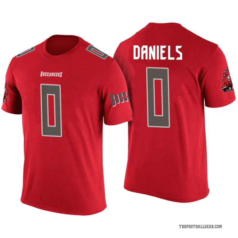 Jalon Daniels Men's Red Tampa Bay Buccaneers Color Rush T-Shirt