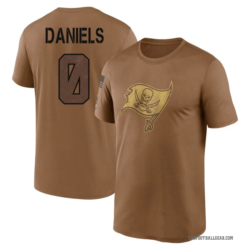 Jalon Daniels Youth Brown Tampa Bay Buccaneers 2023 Salute To Service Performance T-Shirt