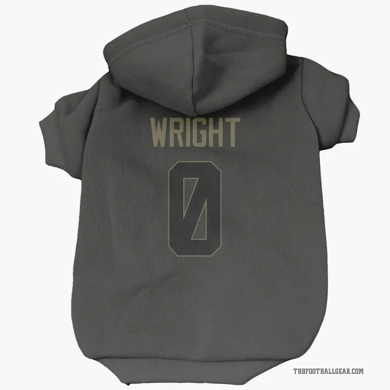 Javin Wright  Black Tampa Bay Buccaneers  Service Cat & Dog Pet Hoodie