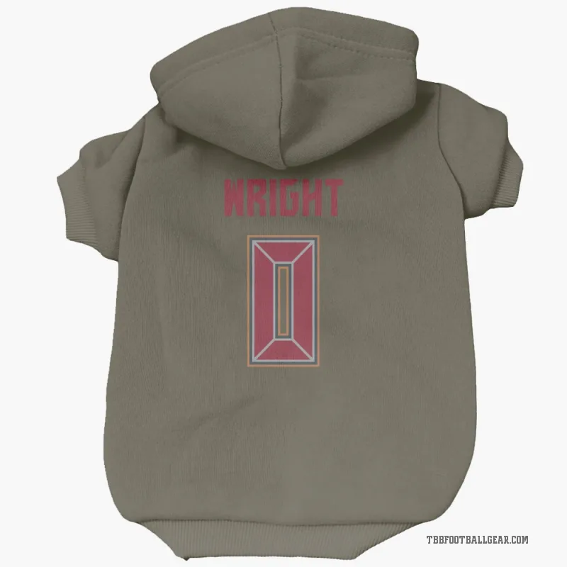 Javin Wright  Olive Tampa Bay Buccaneers  Cat & Dog Pet Hoodie