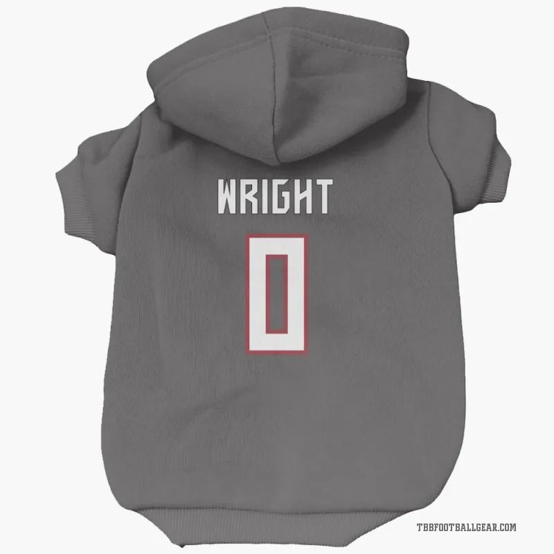 Javin Wright  Tampa Bay Buccaneers   Pewter Cat & Dog Pet Hoodie