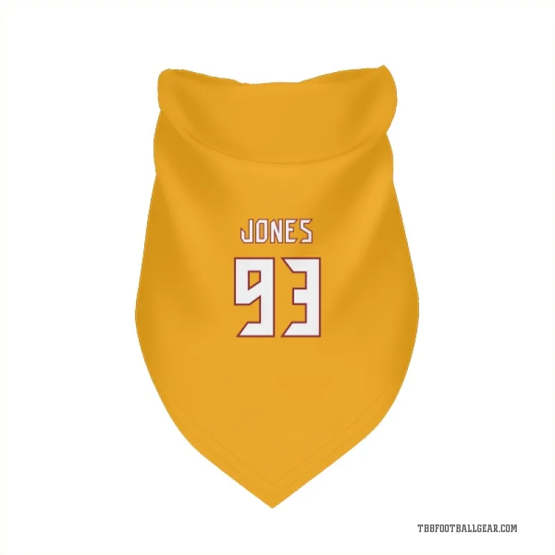 Jayson Jones  Orange Tampa Bay Buccaneers  Cat & Dog Pet Bandana