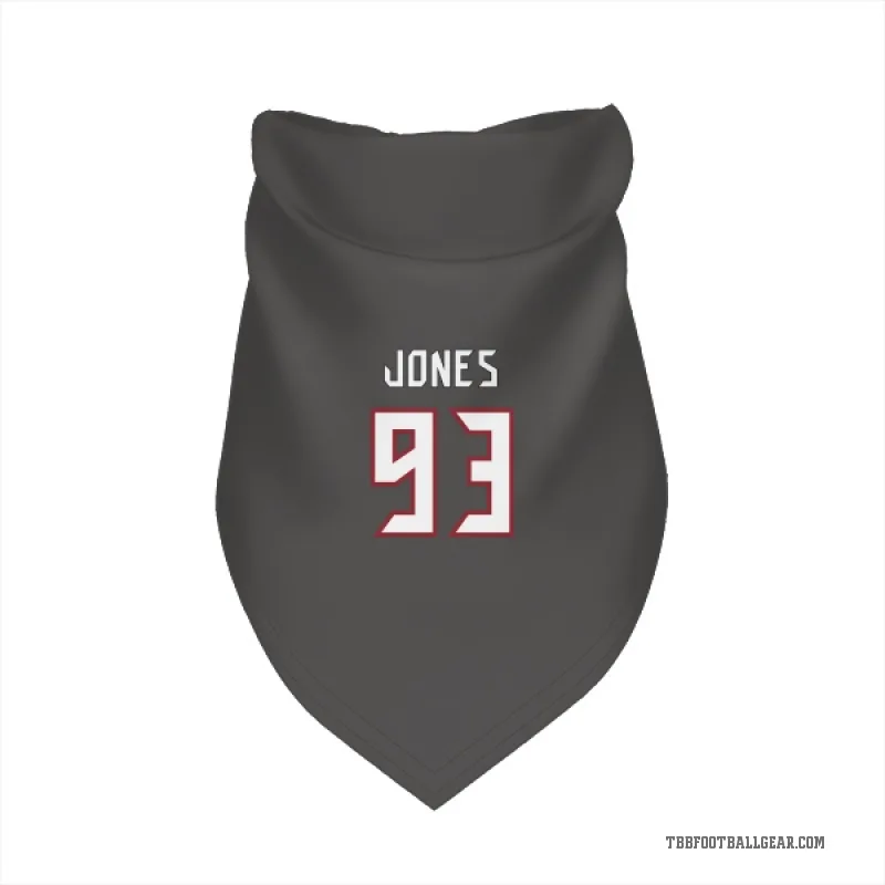 Jayson Jones  Tampa Bay Buccaneers   Pewter Cat & Dog Pet Bandana