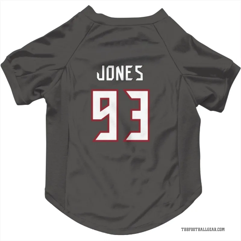 Jayson Jones  Tampa Bay Buccaneers   Pewter Cat & Dog Pet Jersey