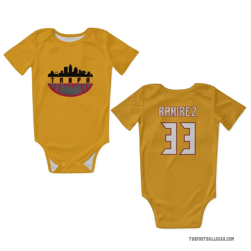 Jose Ramirez  Orange Tampa Bay Buccaneers  Newborn & Infant Bodysuit