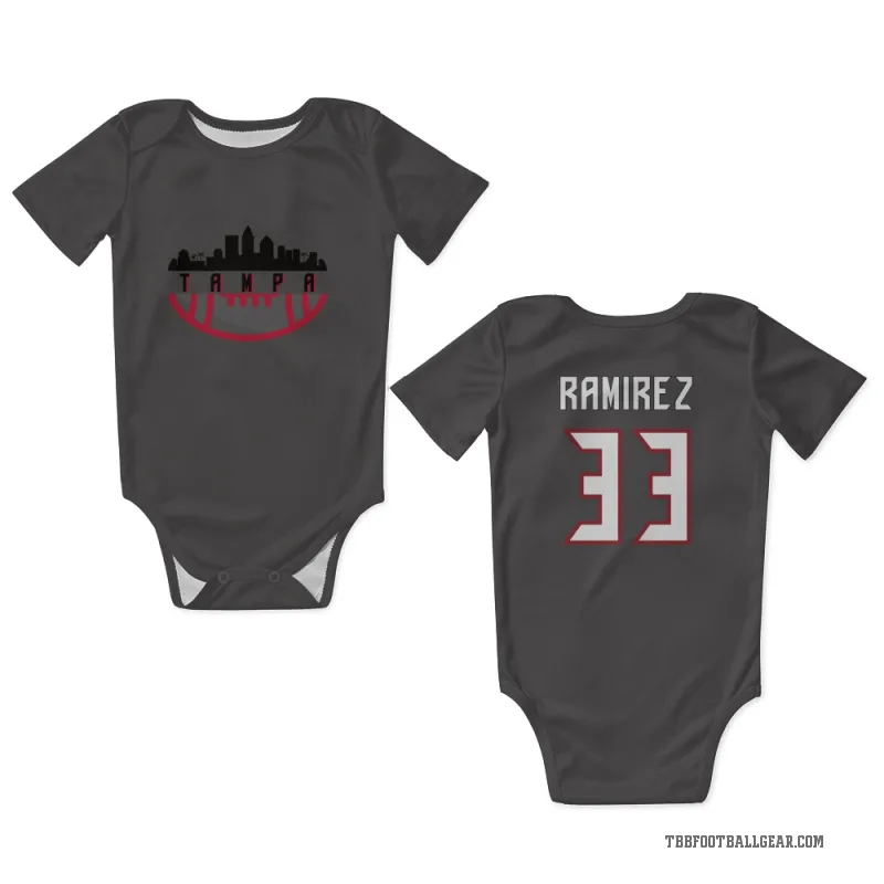Jose Ramirez  Tampa Bay Buccaneers   Pewter Newborn & Infant Bodysuit