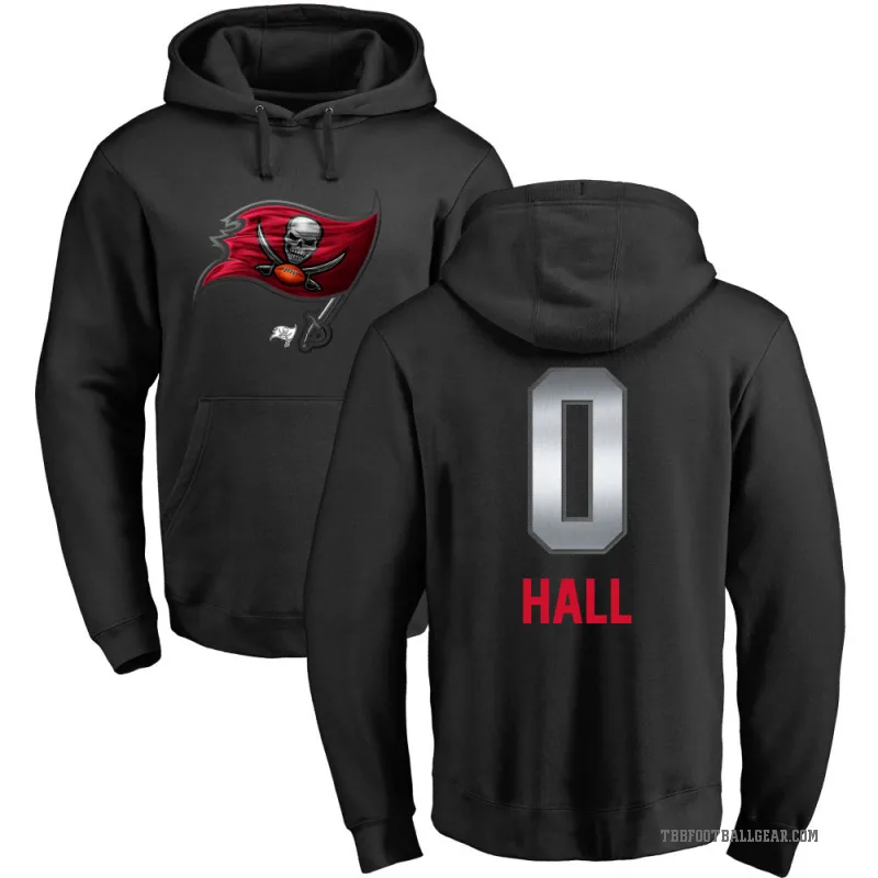 Kemon Hall Youth Black Tampa Bay Buccaneers Midnight Mascot Pullover Hoodie