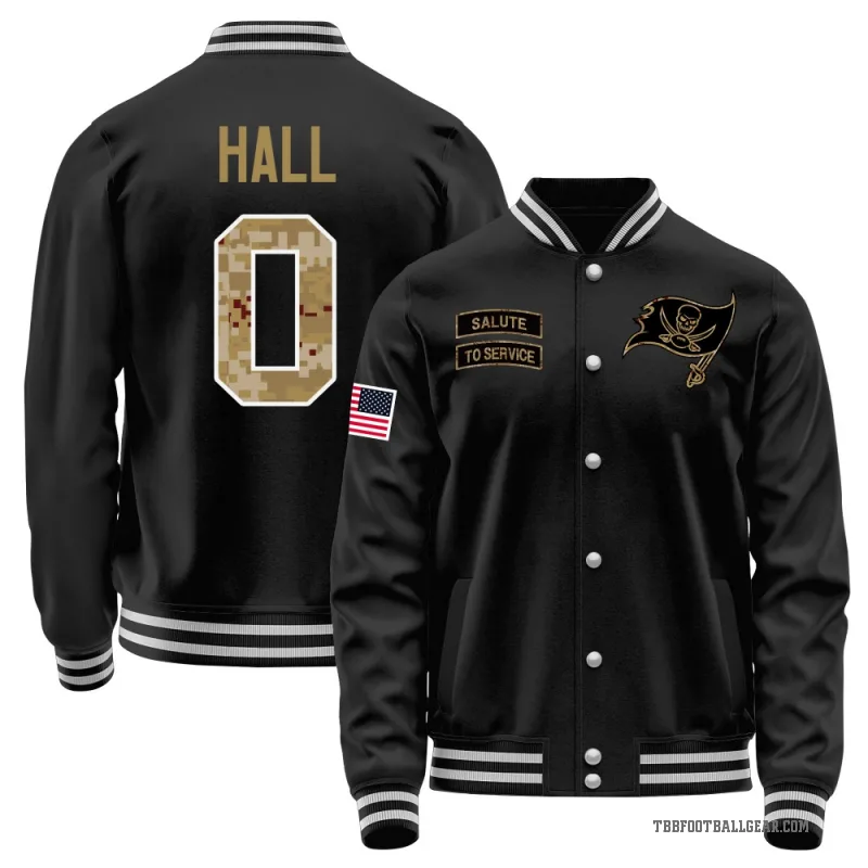 Kemon Hall Youth Black Tampa Bay Buccaneers Salute to Service Sideline Performance Jacket