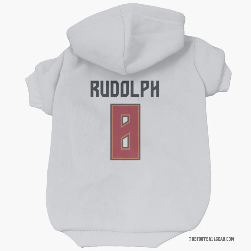 Kyle Rudolph  White Tampa Bay Buccaneers  Cat & Dog Pet Hoodie