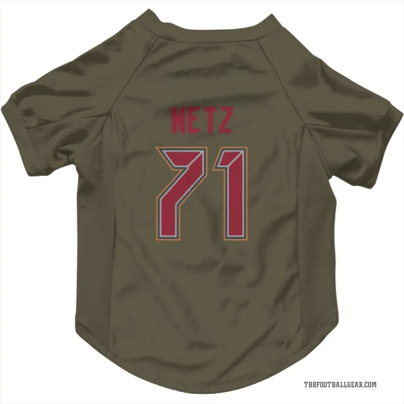 Lorenz Metz  Olive Tampa Bay Buccaneers  Cat & Dog Pet Jersey