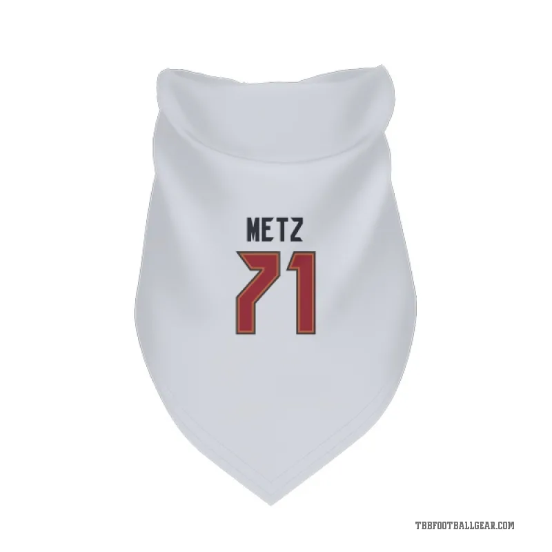 Lorenz Metz  White Tampa Bay Buccaneers  Cat & Dog Pet Bandana