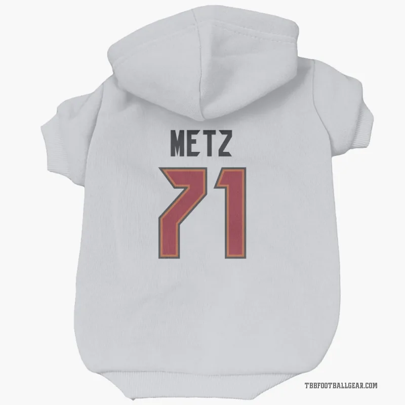 Lorenz Metz  White Tampa Bay Buccaneers  Cat & Dog Pet Hoodie