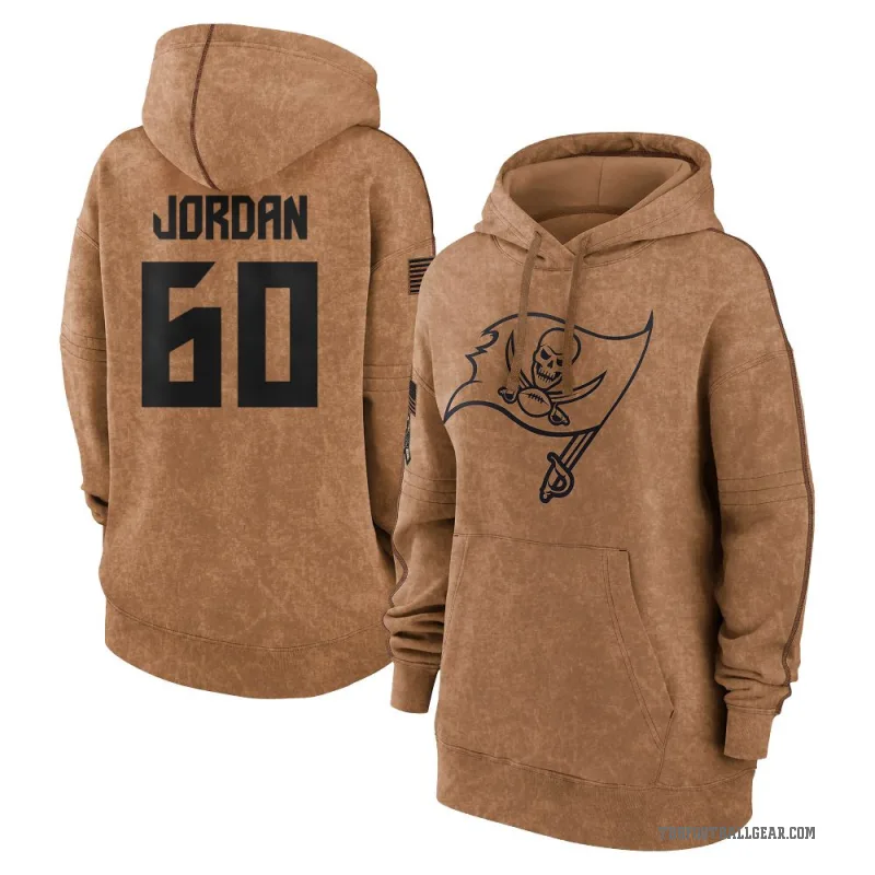 Mike Jordan Women's Brown Tampa Bay Buccaneers 2023 Salute To Service Pullover Hoodie