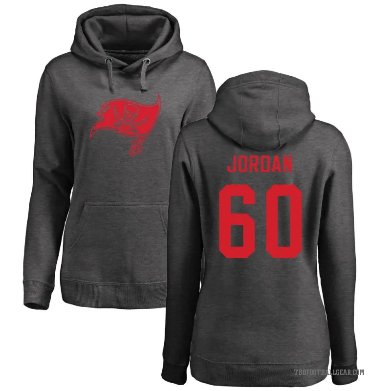 Mike Jordan Women's Tampa Bay Buccaneers Pro Line by Branded Ash One Color Pullover Hoodie