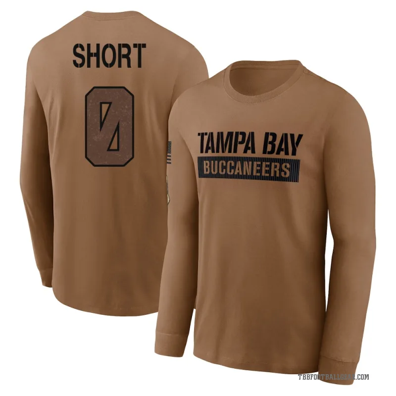 Noah Short Men's Brown Tampa Bay Buccaneers 2023 Salute To Service Long Sleeve T-Shirt