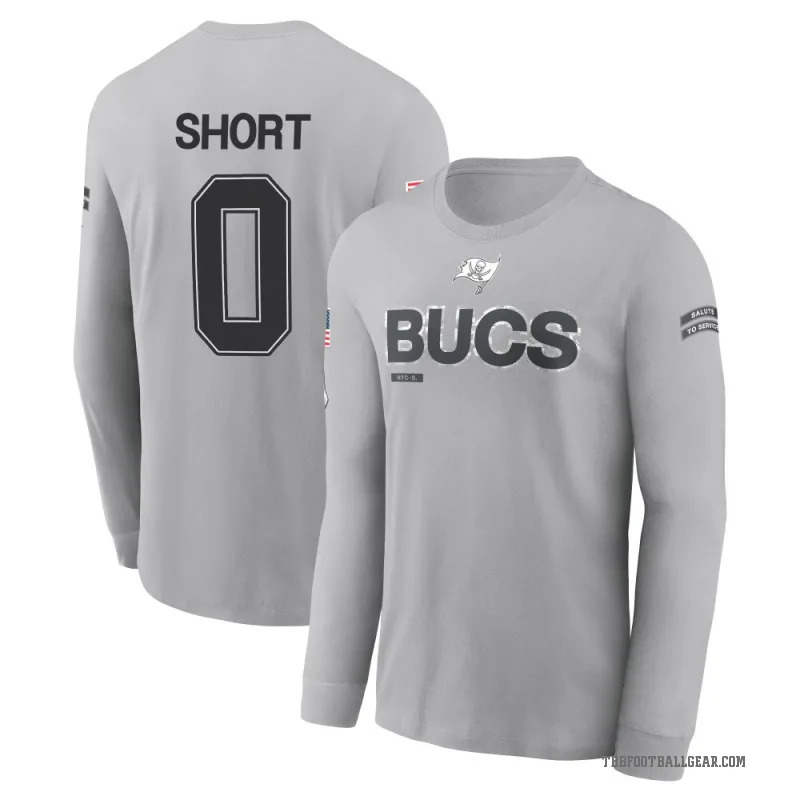 Noah Short Men's Gray Tampa Bay Buccaneers 2024 Salute to Service Long Sleeve T-Shirt