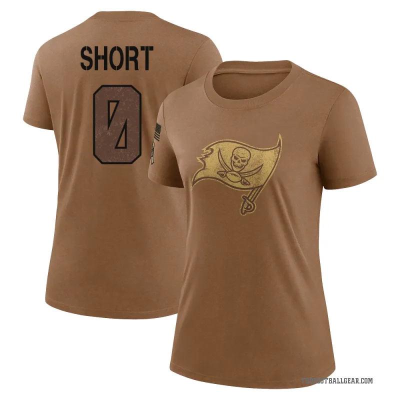 Noah Short Women's Brown Tampa Bay Buccaneers 2023 Salute To Service Performance T-Shirt