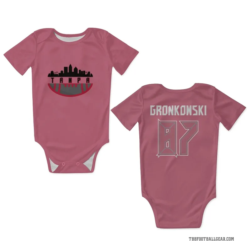 Rob Gronkowski  Pink Tampa Bay Buccaneers  Newborn & Infant Bodysuit