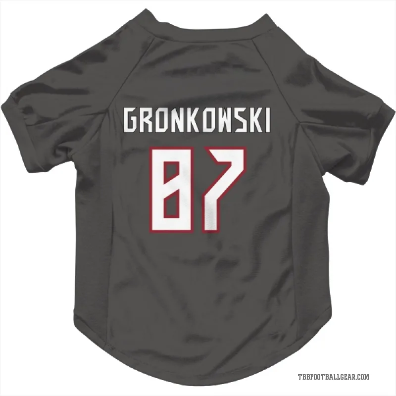 Rob Gronkowski  Tampa Bay Buccaneers   Pewter Cat & Dog Pet Jersey