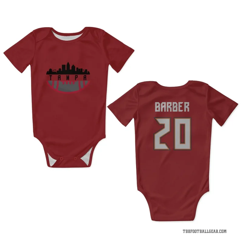 Ronde Barber  Red Tampa Bay Buccaneers  Newborn & Infant Bodysuit