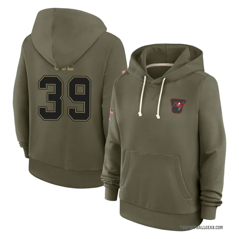 Ryan Coe Women's Olive Tampa Bay Buccaneers 2025 Salute to Service Hoodie