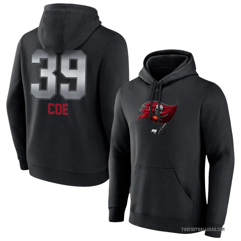 Ryan Coe Youth Black Tampa Bay Buccaneers Midnight Mascot Pullover Hoodie