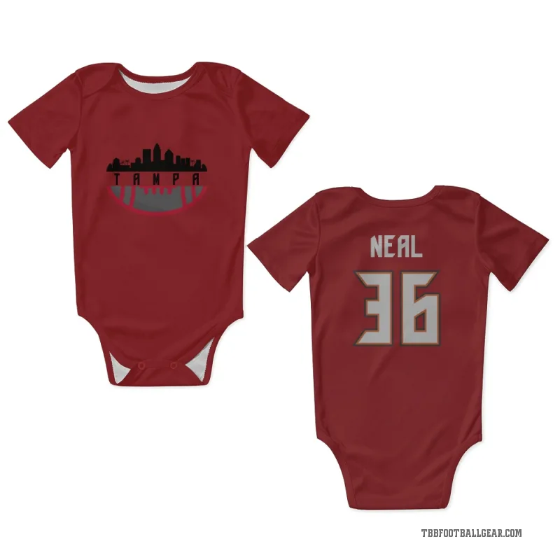 Ryan Neal  Red Tampa Bay Buccaneers  Newborn & Infant Bodysuit