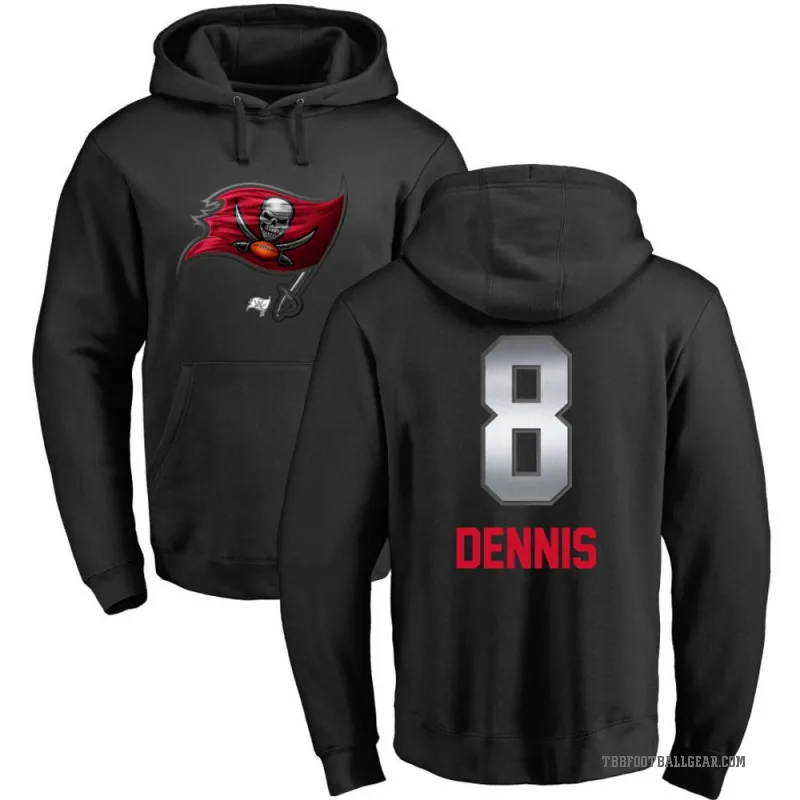 SirVocea Dennis Men's Black Tampa Bay Buccaneers Midnight Mascot Pullover Hoodie