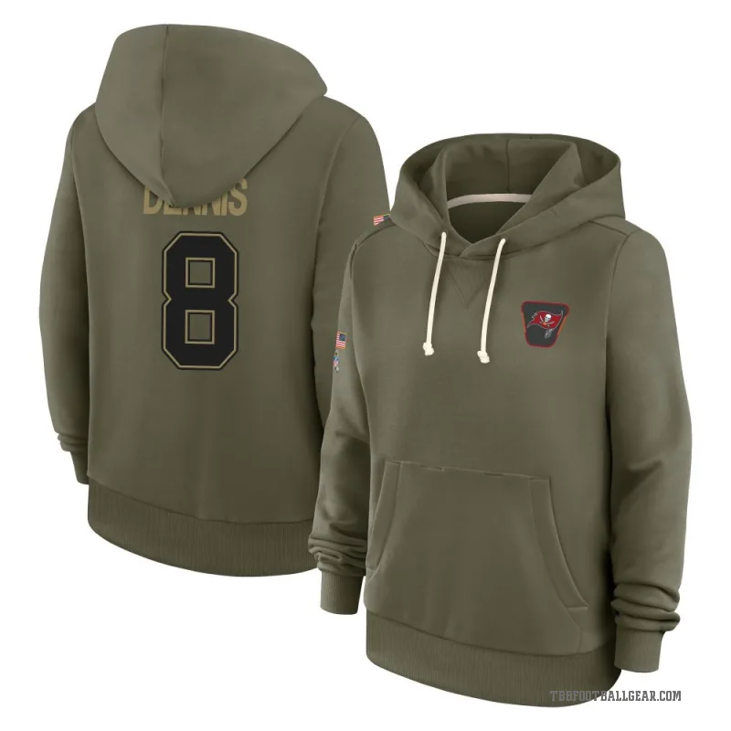 SirVocea Dennis Women's Olive Tampa Bay Buccaneers 2025 Salute to Service Hoodie